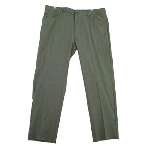 Linksoul Boardwalker Mens 36L Sage Green Performance Golf Pants Stretch Chino